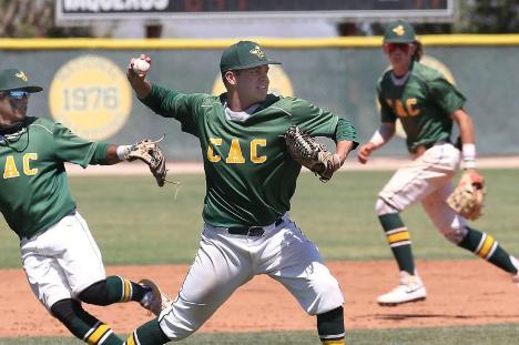 Mat Olsen with the infield out. Wins ACCAC/Region 1 PItcher of the Year. Anthony Gilich takes home Coach of the Year.